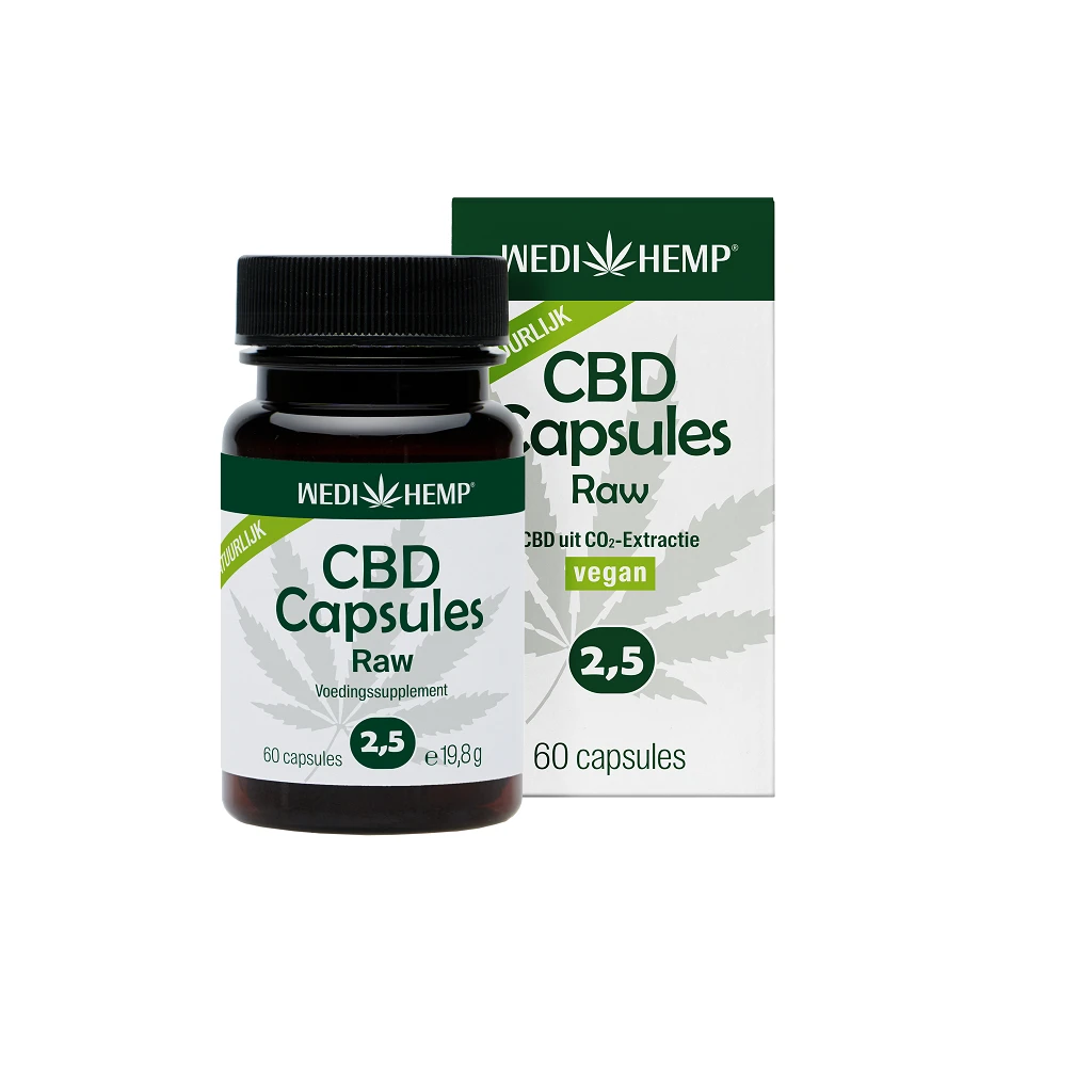 WediHemp CBD Capsules 2,5% (12,5mg) 6 WediHemp CBD Capsules 2,5% (12,5mg) - Afbeelding 4