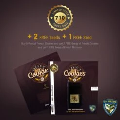 French Cookies - 5PACK - Feminised - T.H.Seeds -Uitgelichte Plantenzaadwinkel 7 t.h.seeds french cookies 710 promo cards 2
