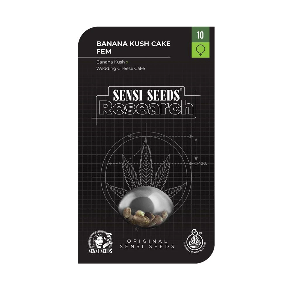 Banana Kush Cake - Feminised - Sensi Seeds 3 Banana Kush Cake - Feminised - Sensi Seeds