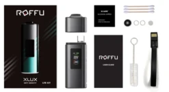 Xlux Roffu Vaporizer - Onyx Grey -Uitgelichte Plantenzaadwinkel lite