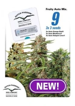 Fruity Autoflower Mix - 9PACK - Feminised - Dutch Passion
