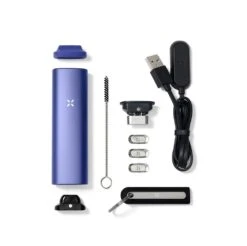 Pax Plus Vaporizer - Periwinkle (purple) -Uitgelichte Plantenzaadwinkel paxplus.blue .device.top 1473 device mouthpiece